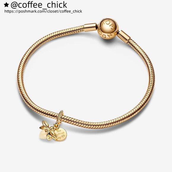 Pandora Glow-in-the-dark Firefly Dangle Charm - Picture 3 of 5